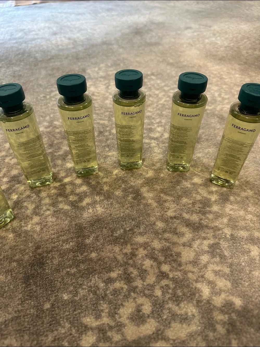 FERRAGAMO SHOWER GEL 6 BOTTLES 2.9 OZ